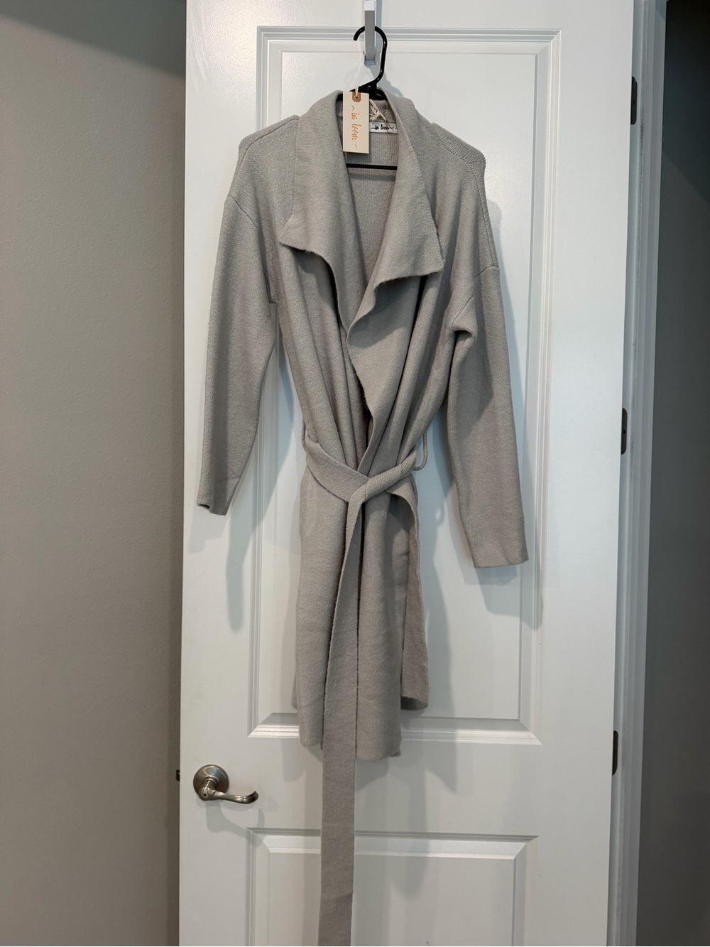 NWT Cozy Open Wool Front Knit Cardigan by In Loom (Size M/L)